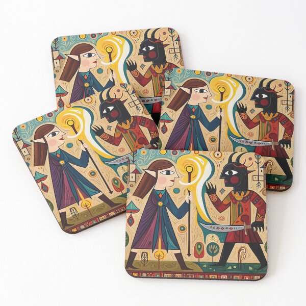 Item preview, The Fairy and the Devil designed and sold by Vintage Designs +.
