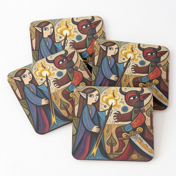 Item preview,  The Fairy and the Devil designed and sold by Vintage Designs +.