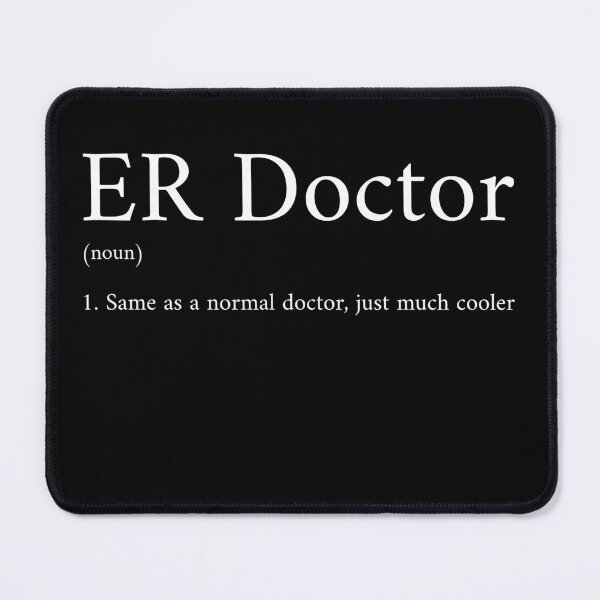 Item preview, ER Doctor – Cooler Emergency Room Hero designed and sold by InkwildStudio.