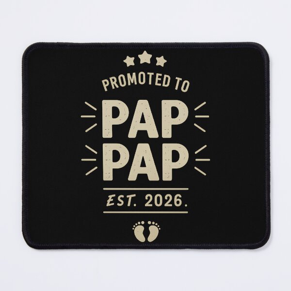Item preview, Promoted To Pap Pap Est 2026 Grandparents Baby Announcement designed and sold by BakeryDozen.