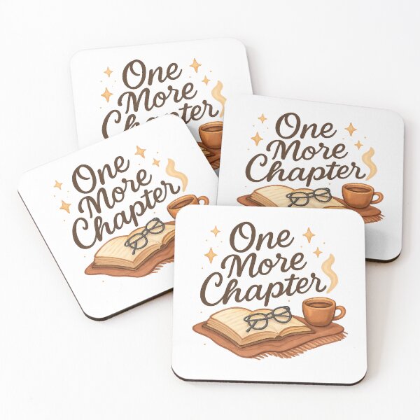 Item preview, One More Chapter, vintage bookworm designed and sold by LuxeGraphix.