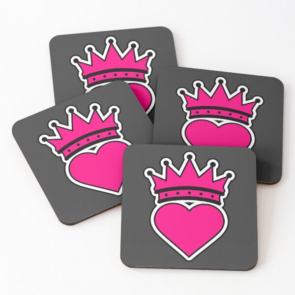 Item preview, CROWN (Dark Pink on White) designed and sold by MaidenofIron157.
