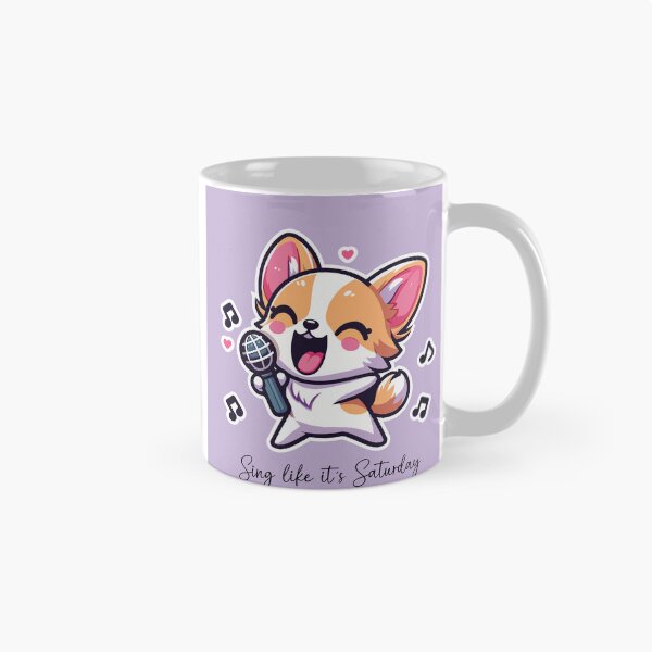 Item preview, Singing Chihuahua Karaoke Night Vibes designed and sold by PetsClan.