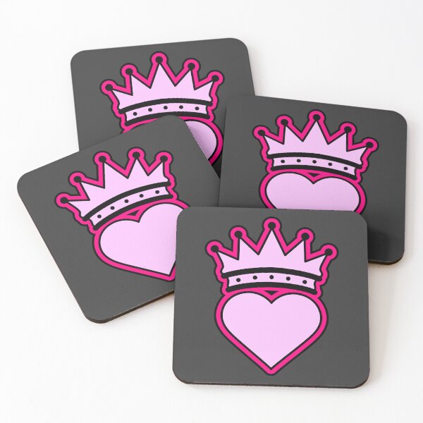 Item preview, CROWN (Light Pink on Dark Pink) designed and sold by MaidenofIron157.