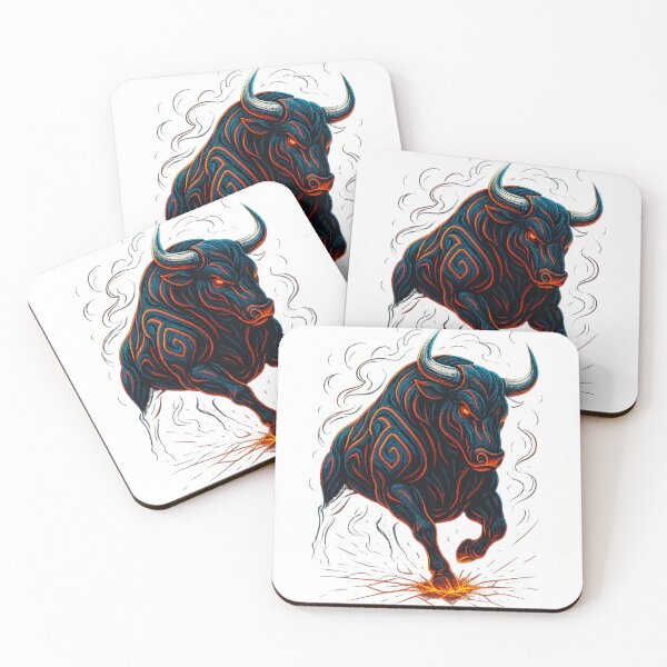 Item preview, Neon Fury Bull designed and sold by PastimeMastery.