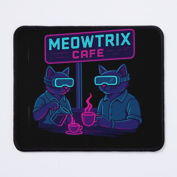 Item preview, Meowtrix Café – Cybercats on Coffee Brea designed and sold by Project4X.