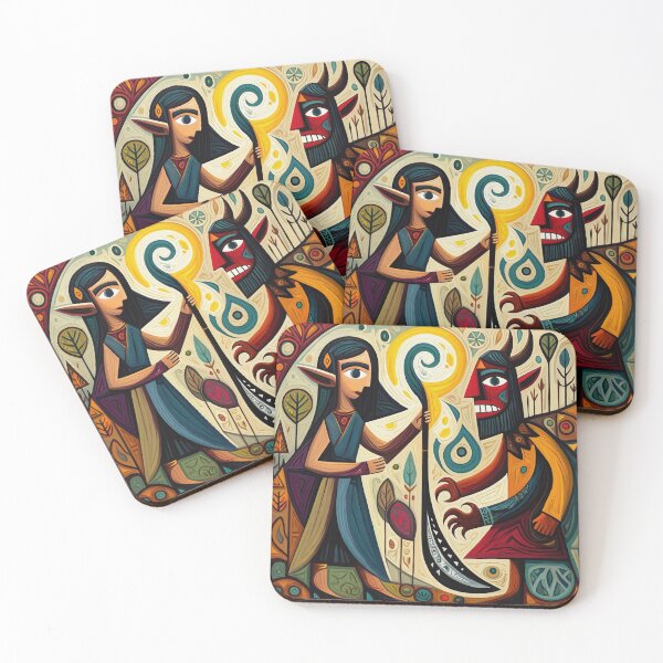 Item preview, The Fairy and the Devil designed and sold by Vintage Designs +.