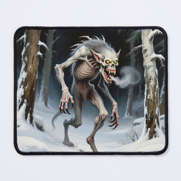 Item preview, Wendigo cryptid monster illustration designed and sold by Vintage Designs +.