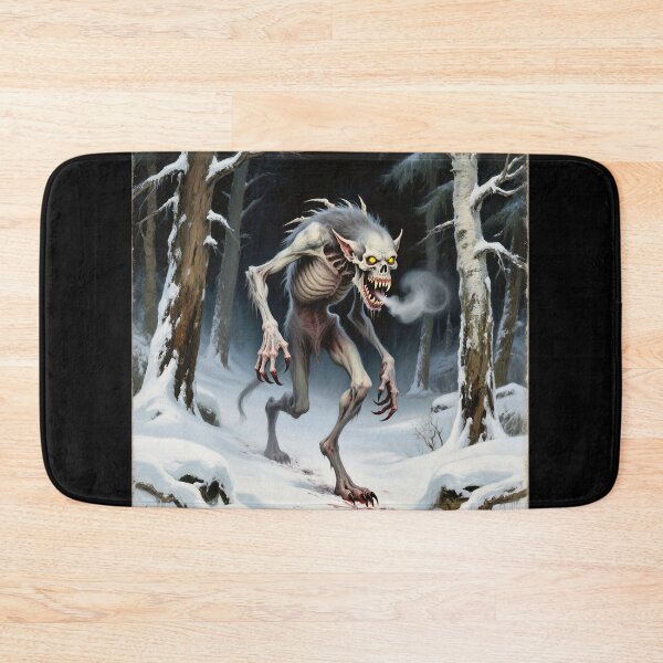 Item preview, Wendigo cryptid monster illustration designed and sold by Vintage Designs +.