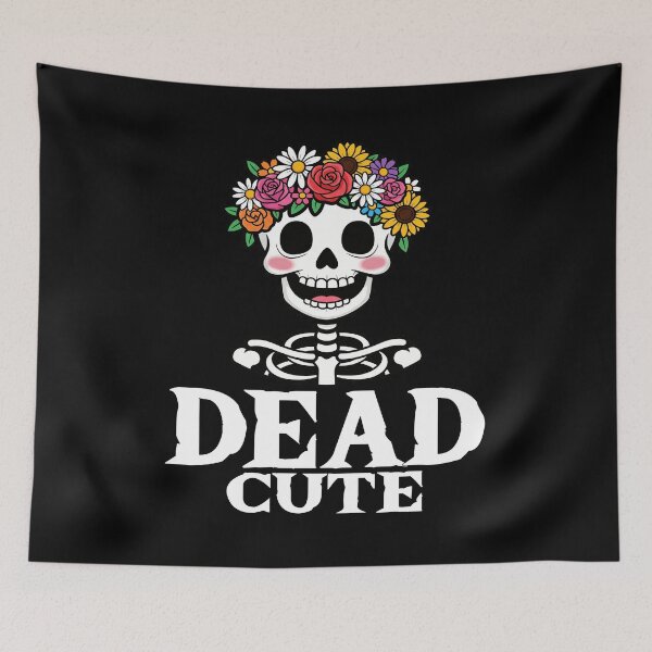 Item preview, DEAD CUTE - SKELETON HALLOWEEN designed and sold by KEF Custom.