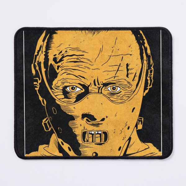 Item preview, HANNIBAL LECTER - Silence of the Lambs (Monochrome) designed and sold by FamousWeirdosRB.