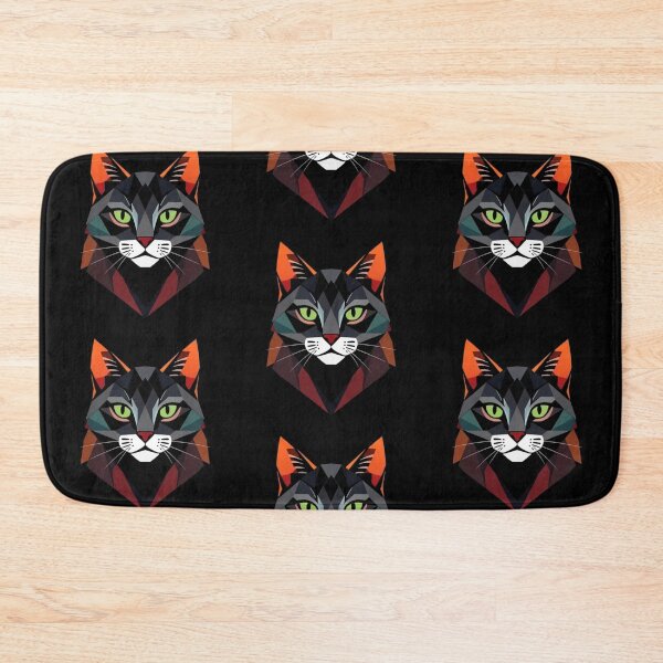 Item preview, Colorful geometric logo cat designed and sold by Dogandesighn.