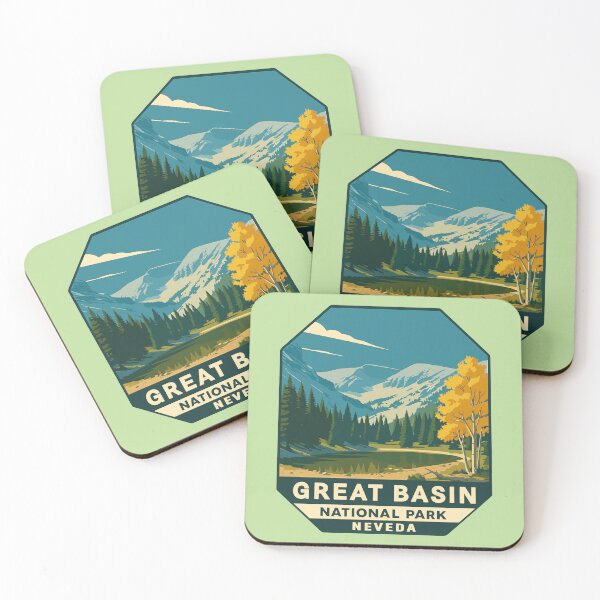 Item preview, Great Basin National Park Retro Desert Mountain Sticker designed and sold by Ismeal Von.
