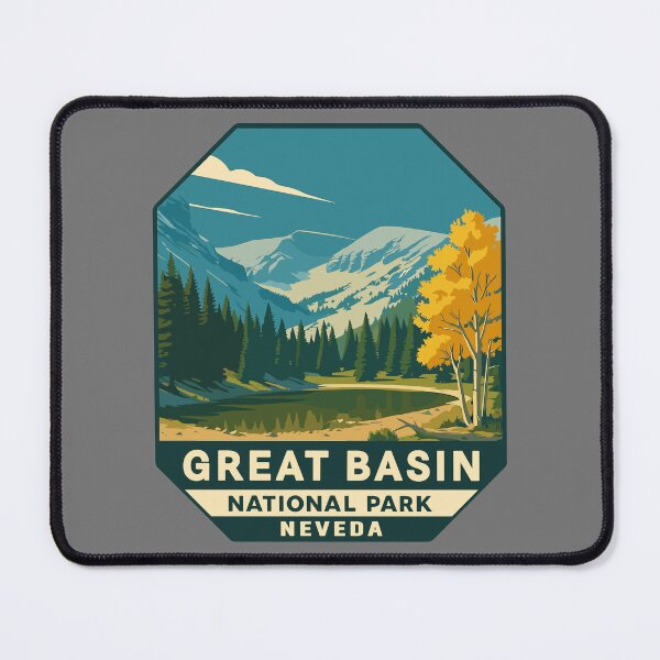 Item preview, Great Basin National Park Retro Desert Mountain Sticker designed and sold by Ismeal Von.
