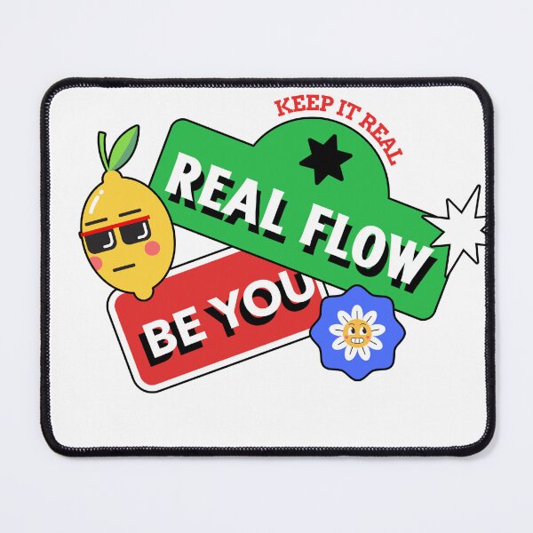 Item preview, KEEP IT REAL, REAL FLOW, BE YOU designed and sold by ESM08.