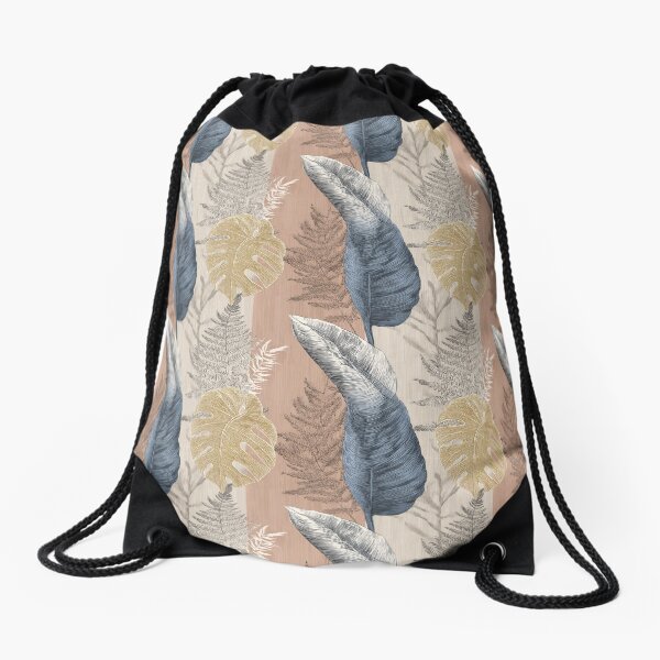 Item preview, Tropical pastel leaves designed and sold by calm-style.