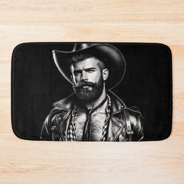 Item preview, Gay San Francisco Leather Stallion Cowboy Gay Pride Graphic Design designed and sold by ItsAKinkThing.