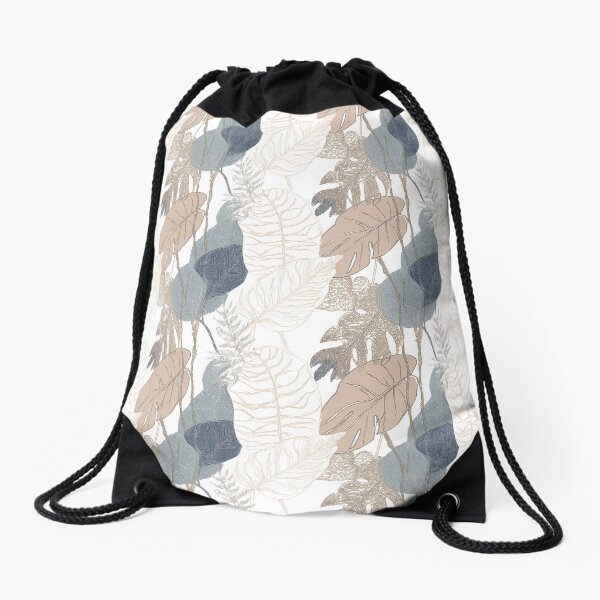 Item preview, Tropical pastel leaves designed and sold by calm-style.