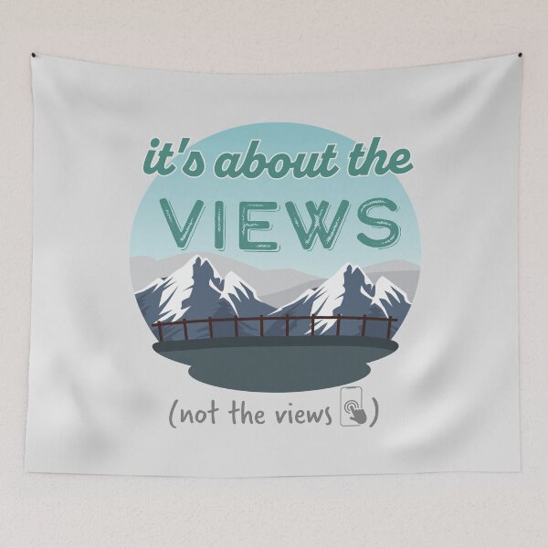 Item preview, It's About the views, not the views designed and sold by ScribbL-ScrabbL.