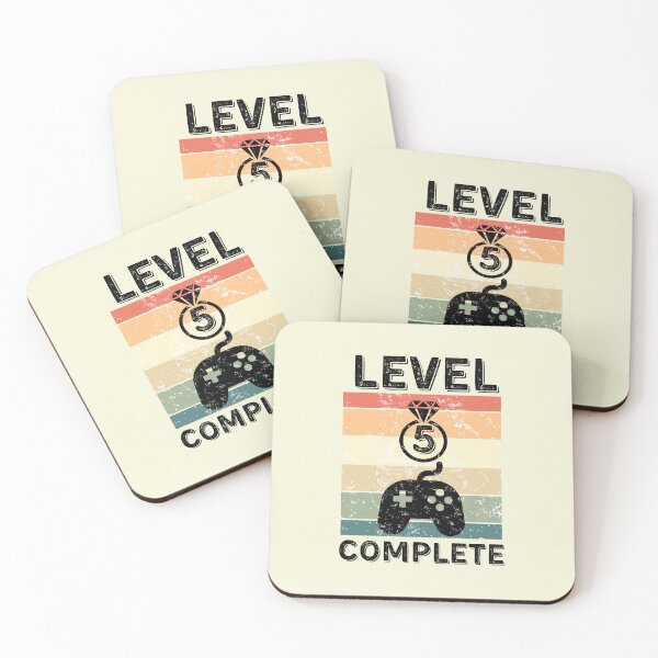 Item preview, Level 5 Complete 5th Funny Wedding Anniversary For Couples designed and sold by Mozaic Clothes.