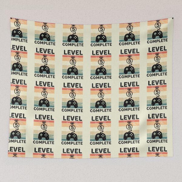 Item preview, Level 5 Complete 5th Funny Wedding Anniversary For Couples designed and sold by Mozaic Clothes.