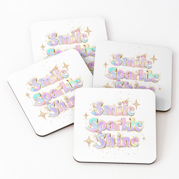 Item preview, Positive Quote Sparkle Pastel Rainbow Motivational Art designed and sold by Tammy Marie Russell.