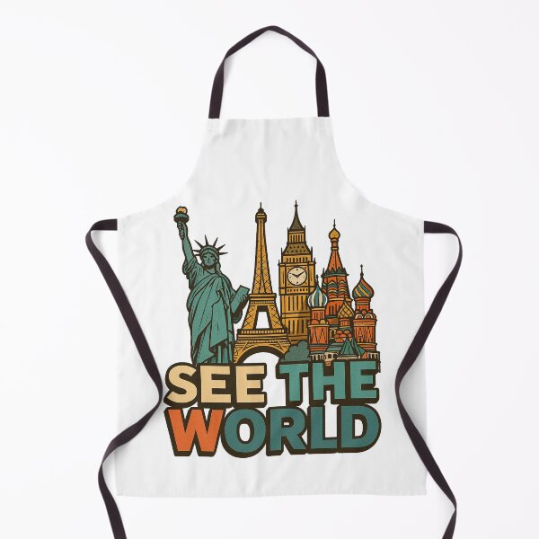 Item preview, See the World Landmarks Collage designed and sold by LiveOutdoor.
