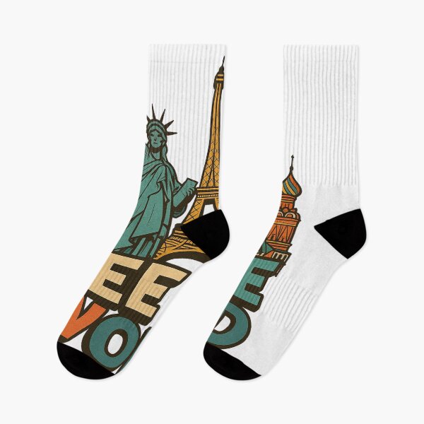 Item preview, See the World Landmarks Collage designed and sold by LiveOutdoor.