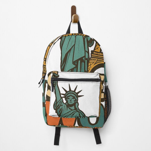 Item preview, See the World Landmarks Collage designed and sold by LiveOutdoor.