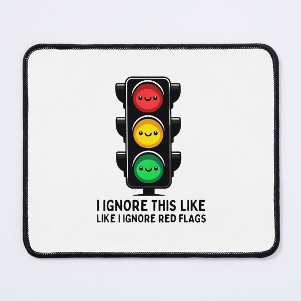 Item preview, Cute And Funny Traffic Signal  designed and sold by VedantXStudio.