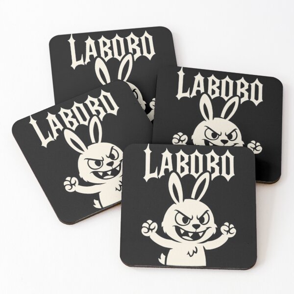 Item preview, Grumby the Grumpy Bunny – Cute but Dangerous  labobo Character Art designed and sold by MeowLoka ⭐⭐⭐⭐.