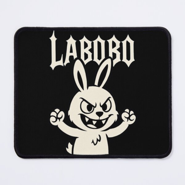 Item preview, Grumby the Grumpy Bunny – Cute but Dangerous labobo Character Art designed and sold by MeowLoka ⭐⭐⭐⭐.