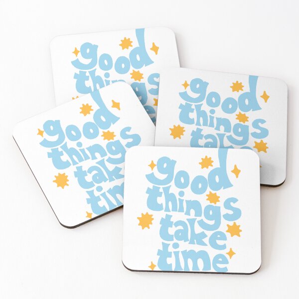 Item preview, Good Things Take Time Retro Quote designed and sold by andry01.
