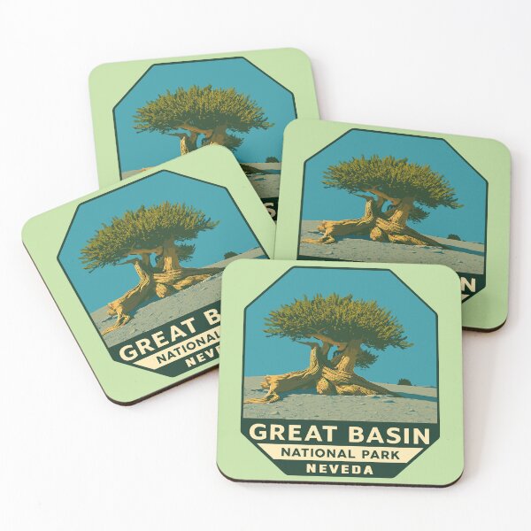 Item preview, Great Basin National Park Retro Desert Mountain Sticker designed and sold by Ismeal Von.