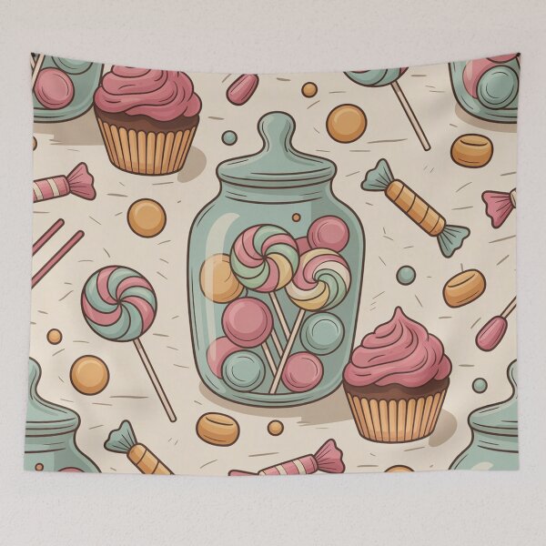 Item preview, Retro Candy Dreams - Pattern designed and sold by VividTrails.