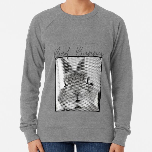 Item preview, "BAD BUNNY" Design – Edgy Black and White Retro Look II designed and sold by Mamolade.