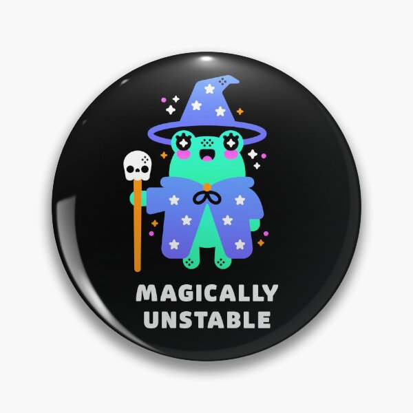 Item preview, Magical Wizard Frog – Funny Chaos Design designed and sold by musingtreeart.