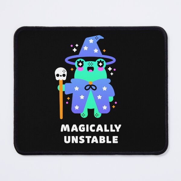 Item preview, Magical Wizard Frog – Funny Chaos Design designed and sold by musingtreeart.
