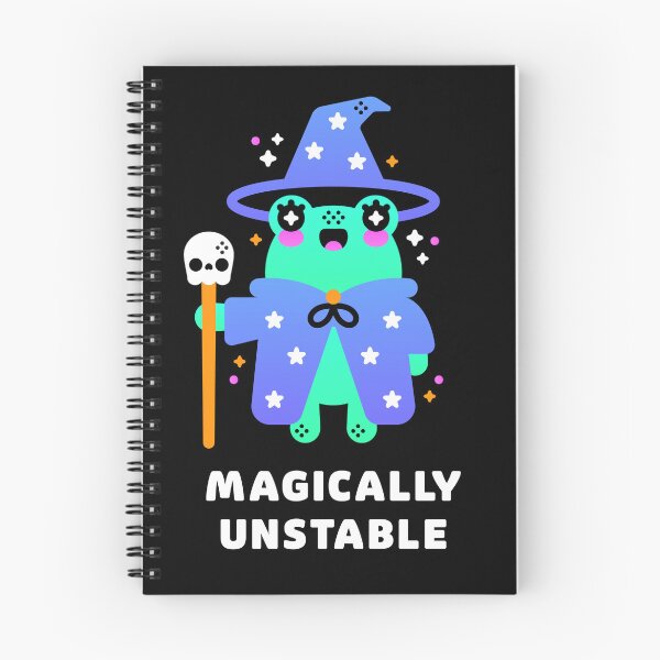 Item preview, Magical Wizard Frog – Funny Chaos Design designed and sold by musingtreeart.