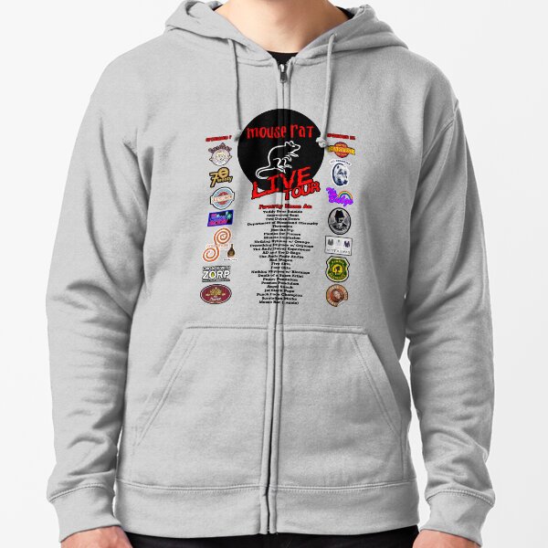 Mouse Rat Live Tour Edition Zipped Hoodie