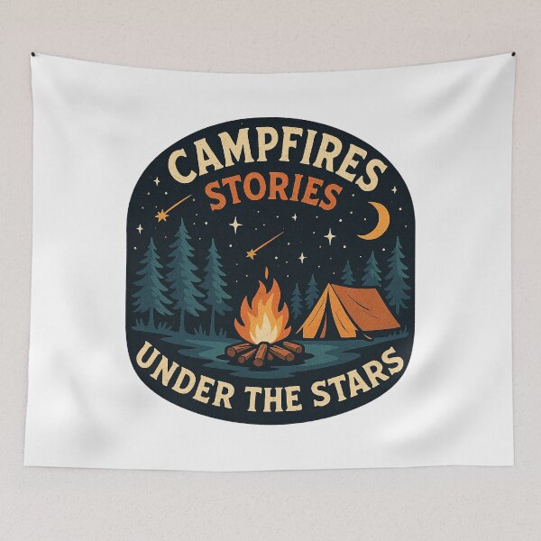 Item preview, 	Campfire Stories Under the Stars designed and sold by LiveOutdoor.