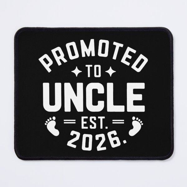 Item preview, Promoted to Uncle Est. 2026 Grandparents Baby Announcement designed and sold by BakeryDozen.