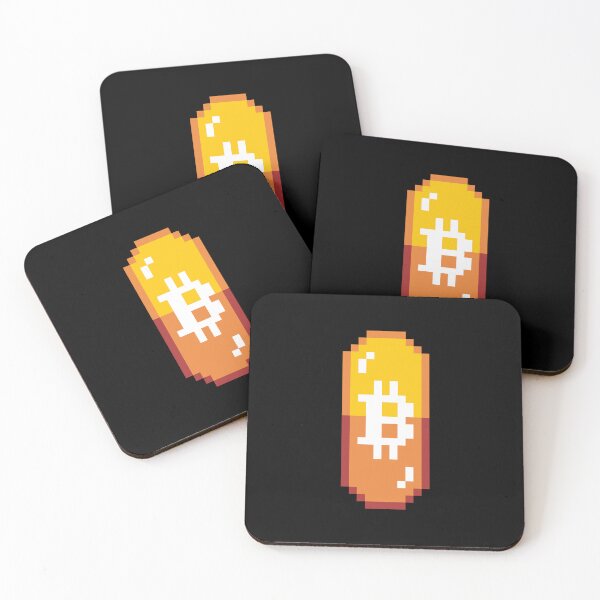Item preview, Orange Pill  Bitcoin Pixel Art Design for Crypto Maximalists designed and sold by CyberRex.