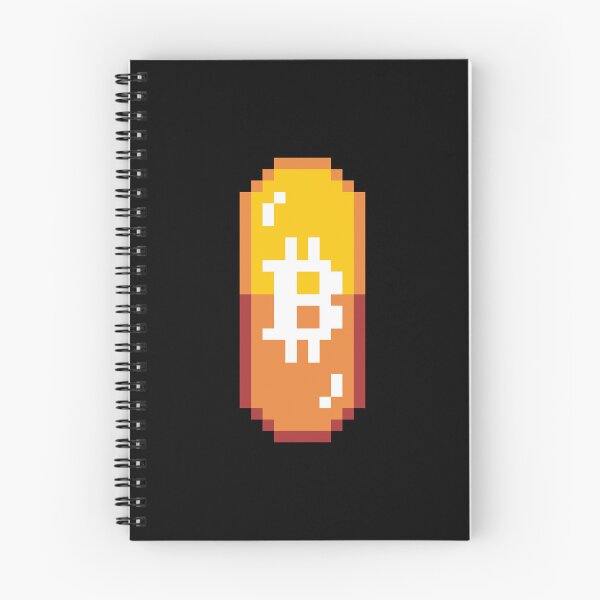 Item preview, Orange Pill  Bitcoin Pixel Art Design for Crypto Maximalists designed and sold by CyberRex.