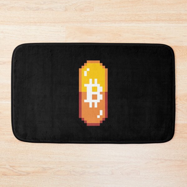 Item preview, Orange Pill  Bitcoin Pixel Art Design for Crypto Maximalists designed and sold by CyberRex.