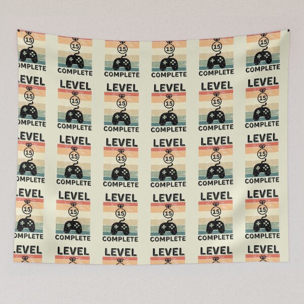Item preview, Level 15 Complete 15th Funny Wedding Anniversary For Couples designed and sold by Mozaic Clothes.