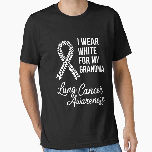 Item preview, I Wear White For My Aunt Lung Cancer Awareness White Ribbon designed and sold by BobMarkLifeS.