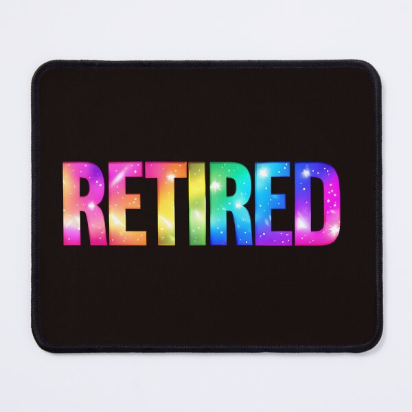 Item preview, Colorful Retired Design – Rainbow Pride Retirement Art for Stickers, Shirts, Mugs & Gifts designed and sold by WHDProduction45.