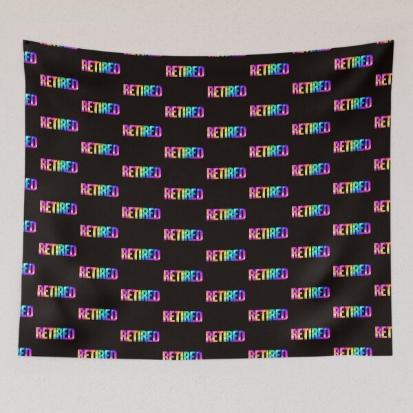 Item preview, Colorful Retired Design – Rainbow Pride Retirement Art for Stickers, Shirts, Mugs & Gifts designed and sold by WHDProduction45.