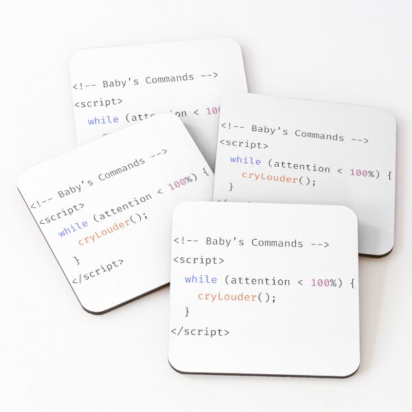 Item preview, Programmer And Developer Funny Newborn Code Baby Saying designed and sold by CuteLovelyDesigns.